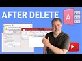 How to Use the After Delete Data Macro in MS Access