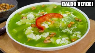 La receta de la Abuela! así se prepara un buen CALDO VERDE, facil y economico | Abelca
