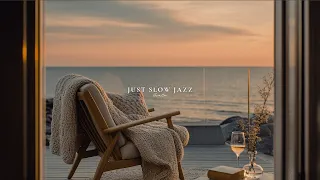 A Quiet Evening by the Sea with Wine and a Book Evening Jazz Playlist