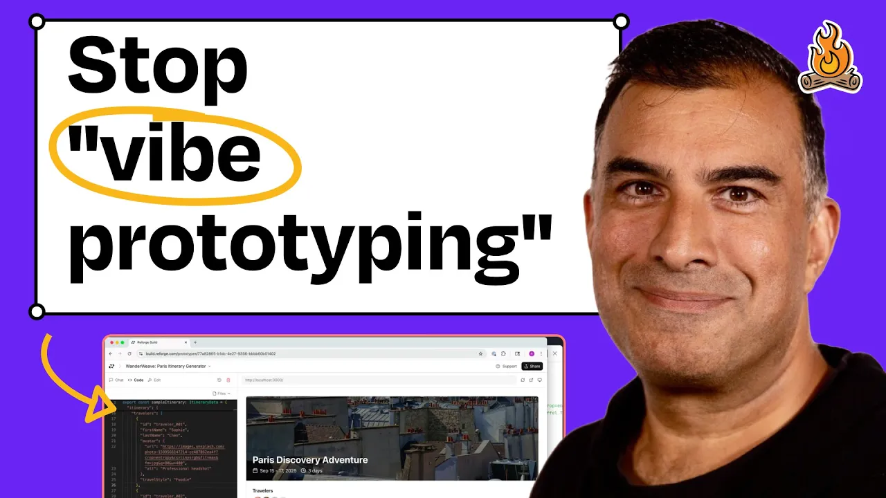 The secret to better AI prototypes: Why Tinder's CPO starts with JSON, not design | Ravi Mehta
