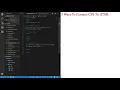 Linking CSS to HTML