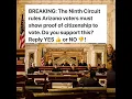 Download Lagu BREAKING:The Ninth Circuit Court of Appeals has ruled that Arizona. #arizona #news #mrbeast #trump