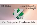 Vim Tutorial 00 Opening files with Vim - Vim Snippets