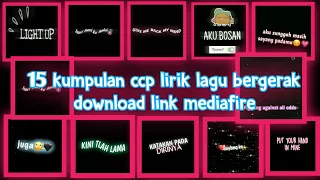 Download Kumpulan polosan/mentahan CCP teks bergerak (top||15) MP3