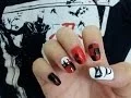 HARLEY QUINN NAIL ART TUTORIAL