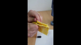 Patent beütés géppel