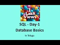 SQL Day1 Database Basics