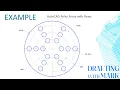 AutoCAD Polar Array with Rows