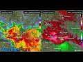 Radar Loop of the DEEP CC drop visible on reflectivity from Appleton WI area today during a tornado