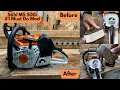 Stihl Ms500i MUST DO Modification - MaxFlow Air Filter Install and First Impressions