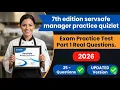 ServSafe Manager 2026 Practice Test 7th Edition Quizlet Questions To Pass Your Exam Fast