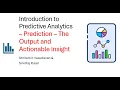 3 Predictive Analytics - Types of Analytics Descriptive Diagnostic Predictive Prescriptive