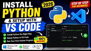 How to Install Python Set Up VS Code on Windows 2026 Step by Step