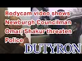 Bodycam shows Newburgh Councilman Omari Shakur threaten Police