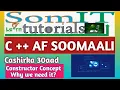 C AF SOMALI CONSTRUCTOR CONCEPT WHY WE NEED IT