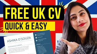 Download HOW TO MAKE A CV 🇬🇧  EASILY \u0026 IN MINUTES | Free UK CV Template 2022  | CV Format for Jobs MP3