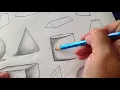 Shading Worksheet - forms with edges