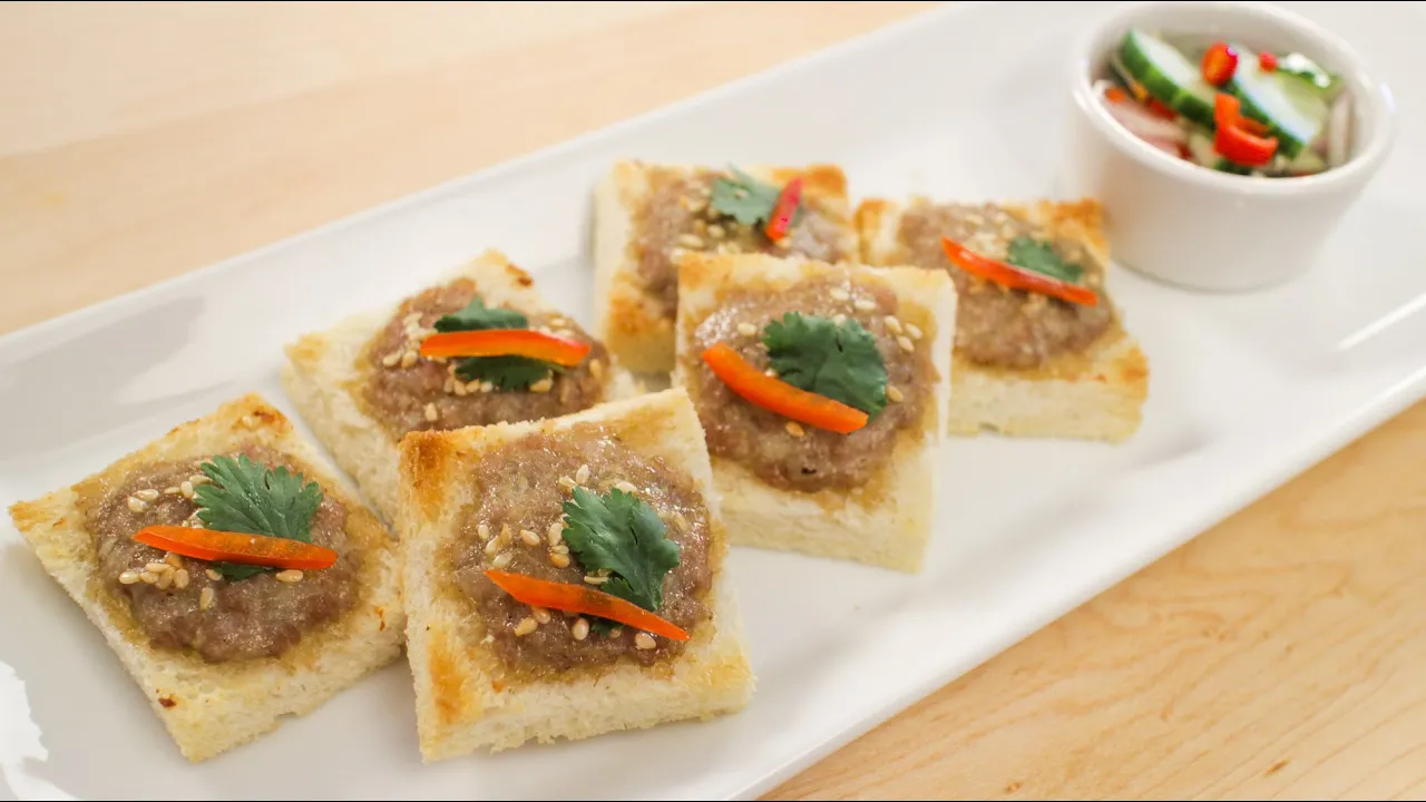 Thai Pork Toast Recipe  - Hot Thai Kitchen!