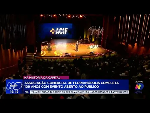 Aniversário da ACIF: Florianópolis comemora 109 anos de história com evento especial