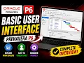 BASIC USER INTERFACE OF ORACLE PRIMAVERA P6