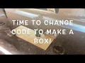 Laser Cutting Hexagon Boxes from SVG generated by Python