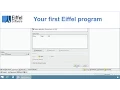 Creating your first Eiffel program