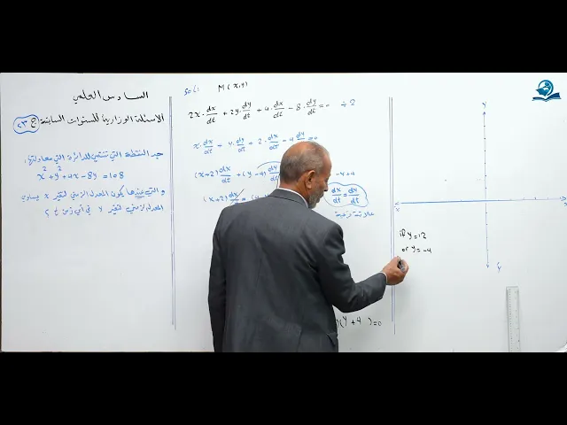 رياضيات السادس العلمي - الفصل الثالث - ألاسئله الوزارية الخارجية ج23