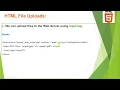 41 HTML File Uploads