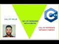 Function call by value v call by reference
