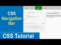 CSS Navigation Bar Vertical Navigation Bar Horizontal Navigation Bar CSS Tutorial