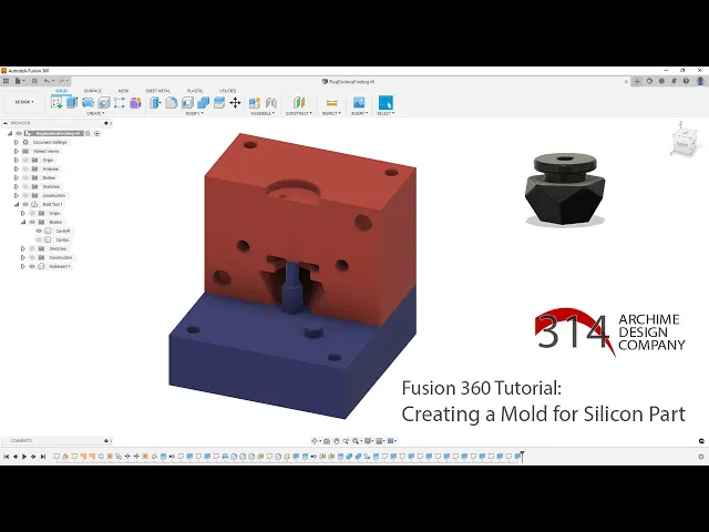 Dodecahedron Footing Mold Design video thumbnail