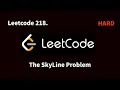 218 The Skyline Problem LeetCode C