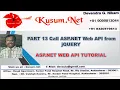 Call ASP NET Web API using jQUERY