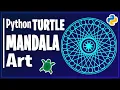 How to Create Mandala Art using Python Turtle Python Turtle Graphics Tutorial Turtle Design