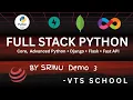 Full Stack Python - By Srinu