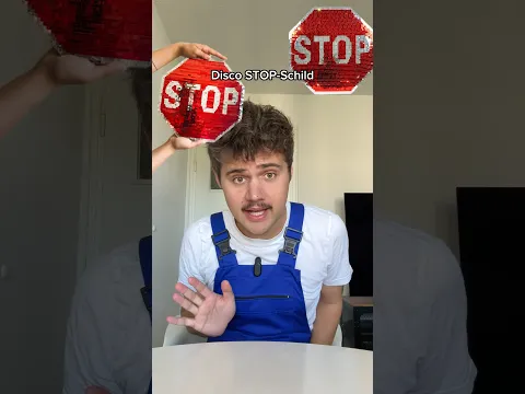 Ich bastle ein Disco Stop-Schild 😱 - Bastelstunde Folge 33 👨🏻🔧