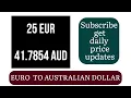 Euro to Australian Dollar Currency Exchange Rates Today 30 January 2025 EUR TO AUD
