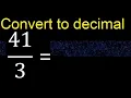 Convert to decimal How To Convert Fractions to Decimals