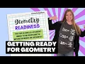 Getting Ready for Geometry Intro
