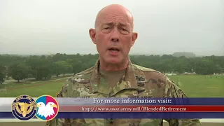 LTG Luckey talks about Blended Retirement System U S Army Reserve