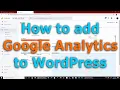 Setup Google analytics for your WordPress website