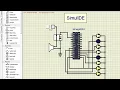 Getting Started with SimulIDE Hom to make micro-controller circuit and burn Hex file