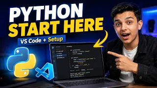 Python Tutorial for Beginners 2026 Complete Setup VS Code First Program
