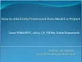 Entity framework Add Entity Framework Model in Our Project