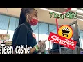 SPEND A DAY WITH ME AT WORK AS A TEEN CASHIER AT SHOPRITE Kyala TV