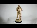 Giuseppe Armani Vintage Italian Porcelain Figurines Coppia Innamorati Lovers Lilac Roses