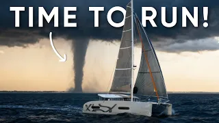 We Almost Sailed Into a WATERSPOUT on Our 18-Hour Passage