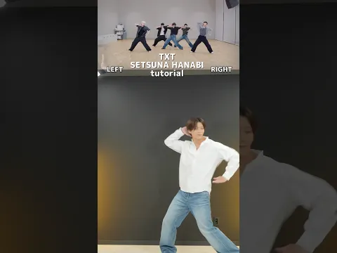 【セツナハナビ (Setsuna Hanabi)TOMORROW X TOGETHER】TikTok 振付 ダンス解説 TAKAHARU  #shorts