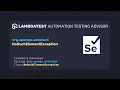 org openqa selenium NoSuchElementException with examples