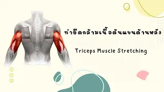  ควรทำท่าบริหารยืดกล้ามเนื้อต้นแขนด้านหลังกี่ครั้งต่อวัน 